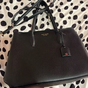 Kate Spade Black Tote with Elegant Structure